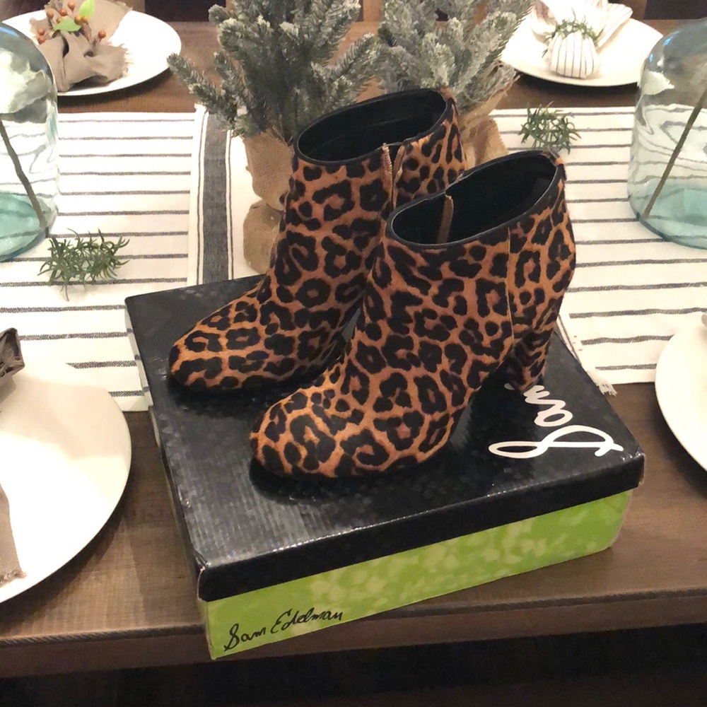 Leopard Booties